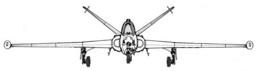 Avion mythique vue de face