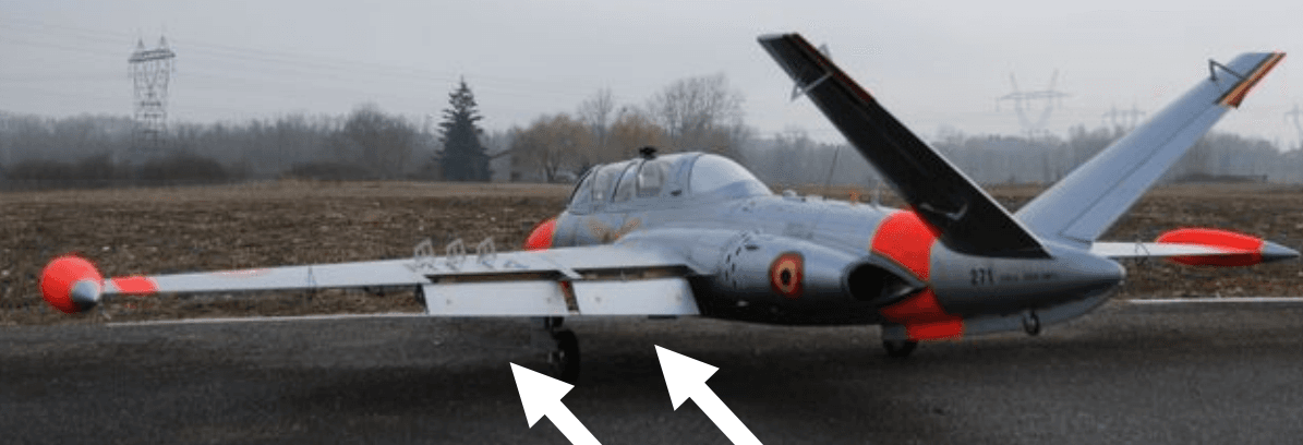 Avion mythique vue de derrière
