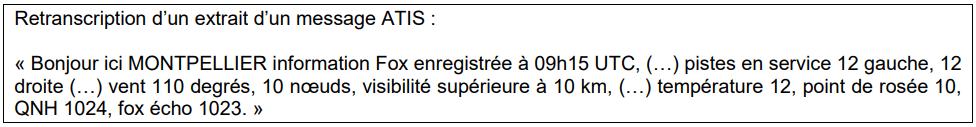 ATIS de Montpellier